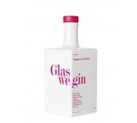 Glaswegin Raspberry and Rhubarb Flavoured, Premium Scottish Craft Gin Infused with Fruit, Botanicals, Pink Pepper, Herbs and Spices, Gin Gifts for Women and Men, 70cl