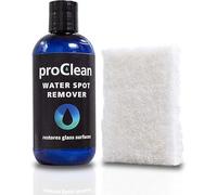 GlasWeld ProClean Heavy Duty Hard Water Stain Remover - For Glass, Metal & More - Includes Applicator Pad - Stubborn Water spot Remover Kit - Automotive Car Care