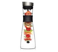 Sile, Carafe, 1 Litre, Borosilicate Glass, Fruit Skewer with Stopper