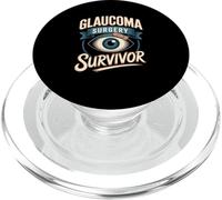 Glaucoma Surgery Survivor Eye Vision Awareness PopSockets PopGrip for MagSafe