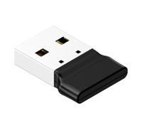 Glayent 1 Piece USB Bluetooth 5.4 Dongle Adapter Black & Silver for PC for Speaker Wireless Mouse Keyboard Music Audio Receiver Transmitter