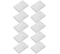 Glayent 10pc Tissue Culture Plate 96 Well Clear Polystyrene Cell Growth Culture Plate with Plastic Lid Laboratory Biology Room A