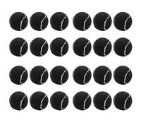 Glayent 24Pcs Pack Tennis Balls Wear- Elastic Training Balls 66mm Ladies Beginners Practice Tennis Ball,Black