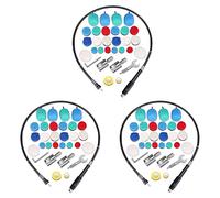 Glayent 3X Mini Detail Polisher Shaft, Car Foam Drill Polishing Pad Kit with 5/8Inch&M14 Thread, for Rotary Tool