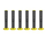 Glayent 6-Piece Height Ruler for Ceiling and Floor Tiles, Suspended Ceiling Installation Tools, Target Map Plate with Magnetic Base