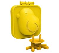 Glayent Boiled Egg Mold, Egg Tool, 3D Cartoon Chicken Mould for Boiled Eggs in Chicken Shape, DIY Tools for Camping