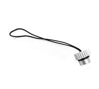 Glayent Diving DIN Bottle Valve Threaded Lid 5/8-14NPS Dust Cap Dust Plug Protection Tank Regulator Protective Cover Silver