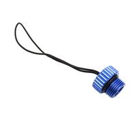 Glayent Diving DIN Bottle Valve Threaded Lid 5/8-14NPS Dust Cap Dust Plug Protection Tank Regulator Protective Cover Blue