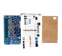 Glayent DIY Assemble Geiger Counter Kit Counter Module Nuclear Radiation Detector with Sound and Light Alarm Blue