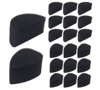 Glayent Face Paint Sponges Face Painting Black Sponges High Density for Art Work and Body Paint (10 Petals + 10 Half Moon) Easy to Clean