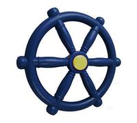 Glayent Kids Playground Steering Wheel, Swingset Steering Wheel Attachment, Pirate Ship Wheel for Jungle Gym or Swing Set Blue