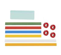 Glayent Knitting Pattern Holder Magnet Replacement Kit, 11 Piece Replacement Kit with Magnetic Pattern Holders for Knitting Tools