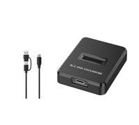 Glayent M.2 NVMe & to USB C Docking Station Dual Protocol M.2 to USB C Adapter 10Gbps External SSD Enclosure with USB C 2-in-1