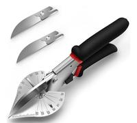 Glayent Multi Angle Miter Shears Miter Shears for Softwood Plastic PVC Molding Shoe Molding Trim Cutting Tool