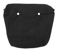 Glayent Waterproof Solid Canvas Insert Inner Lining Insert Zip Bag for Otasche o Bag Handbag Bag Black Mini