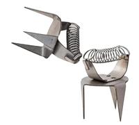 Glaze Coloring Clips - Stainless Steel 2.8x3cm | Ceramic Glazing Tools | Fingertip Dipping Glaze Clips | Easy Cleaning Glazed Clamps Lightweight Pottery Glazes Coloring Clip for Pottery Craft Ceramic