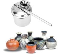 Glaze Glazing Pot Painting Sprayer, Stainless Steel Clay Tool Pottery Atomizer Glazes Pots Ceramic Sprayer Hand Craft Tools (200ml)