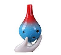Glaze Gradient Long Mouth 6-hole Ceramic Ocarina Alto C Tone Ocarina Musical Instrument ocarina instrument (4)
