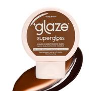 Glaze Super Gloss Color Conditioning Gloss - Teddy Brown for Virgin Light to Medium Brown Hair- Deepen Brunette Tones - Rinse Out Semi-Permanent - Enhances Colour, Boosts Shine & Hydration - 190ml