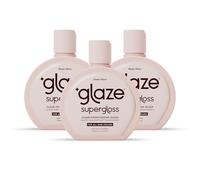 Glaze Super Gloss Sheer Glow Clear Conditioning - For All Hair Types & Colours, Including Treated - Transparent Hair Gloss for Boosting Colour, Shine & Hydration, 3 Pack