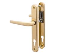 GlazeAssist - uPVC Door Handle 92mm PZ Sprung Pair for PVC and Composite Doors - External Door Handle for uPVC Door (Champagne Gold, 210mm)