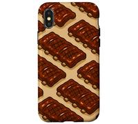 Glazed BBQ Ribs Illustration for Grill Lovers and Pitmasters Case for iPhone X/XS