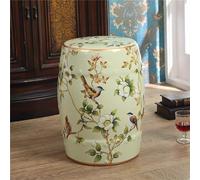 Glazed Ceramic Drum Stool Stylish Garden Pier Chair Versatile Bathroom & Dressing Stool 46x28cm Color CPerfect for Home Decor and Outdoor Use