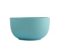 Glazed ceramic plate | household solid color round high-temperature tableware -4.2 inch rice bowl-blue