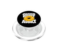 Glazed Donut Minimalist Badge Patch PopSockets PopGrip for MagSafe