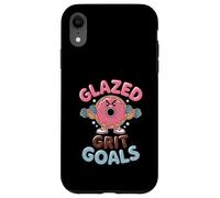 Glazed Grit Goals Motivational Doughnut Case for iPhone XR