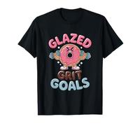 Glazed Grit Goals Motivational Doughnut T-Shirt