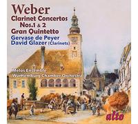 Glazer - Weber: Clarinet Concertos Nos. 1 & 2/Gran Quintetto