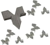 Glazing Push Points 9mm x 10mm Steel Fletcher Glazier's Push Points Glass Clips Glass Clamps Picture Framing Mirror Frames Pack of 100.