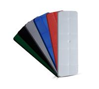 Glazing Supplies Direct | 32mm x 100mm Flat Plastic Glazing Packers - Durable Shim Spacers for DIY, Home and Window/Door Installations, 1-6mm Mixed Bag (Pack of 60), Made in UK, Recyclable Materials