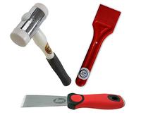 Glazing Tool Kit Bundle - Xpert Chisel, Glazing Paddle and Thor 710 Nylon Hammer