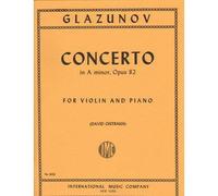 Glazunov Alexander Concerto in a minor Op. 82 Violin and Piano by David Oistrakh - International
