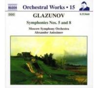 GLAZUNOV/MOSCOW SYM ORCH/ANISSIMOV: SYMPHONIES 5 & 8 - CD