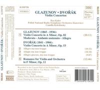 GLAZUNOV: VIOLIN CONCERTO; DVOR K: VIOLIN CONCERTO; ROMANCE, OP. 11 NEW CD