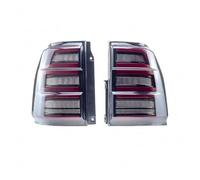 GLBLPEXELR Aftermarket Rear Tail Light For Mitsubishi Montero For Pajero | Red / Smoke,Left and Right,LED,Rain Resistant,Fog Visibility,All-Weather Operation(2Pcs Red background)