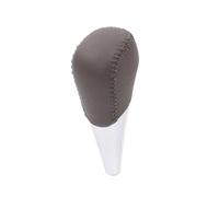 GLBLPEXELR Leather Gear Knob for Toyota Six Generations for Camry 2006-2015 Car Handball Automatic Shift Knob Shifter Fit Head(Gray)