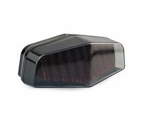 GLBLPEXELR Motorcycle Rear Light For Triumph British Cafe Racer LED Lucas Classic Vintage Motorcycle Tail Light Brake Indicator(Black Red)