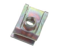 GLBMLMTHZP 10Pcs Auto Fastener M5 M6 M8 Clips For Car Motor Tread Panel Spire Nut Universal Speed Zinc Mounting Clamp