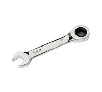 GLBMLMTHZP 1Pcs 8-19mm 72 Tooth Short Handle Ratchet Socket Wrench CRV Quick Open Reversible Combination Stubby Spanner Auto Repair Tools(9mm)