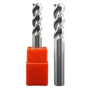 GLBMLMTHZP 1PCS Cnc Cutting Aluminum HRC55 3 Flute Milling Cutter Carbide End Mill For Aluminum Copper Processing Metal Cutter Endmill tool Milling Cutter Set(10pcs,2.5x8.0x4Dx50L)