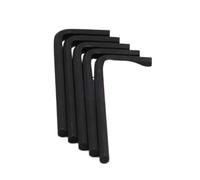 GLBMLMTHZP 5-10pcs L Shaped hex Hexagon Key Allen Wrench 0.9mm 1.5mm 2mm 2.5mm 3mm 4mm 5mm 6mm 8mm Carbon Steel Allen Key(Black Plating,0.9mm 10pcs)