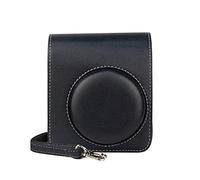 GLBMLMTHZP Black/brown PU Leather Bag Instant Film Camera With Shoulder Strap Protective Cover Fit For Fuji Instax Mini 40 camera bag(Black)
