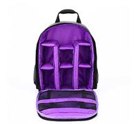 GLBMLMTHZP Camera Bag Backpack Waterproof Digital SLR Camera Rugged Camera Photo Backpack Video Bag Bag Fit For Nikon Fit For Canon camera bag(Purple)
