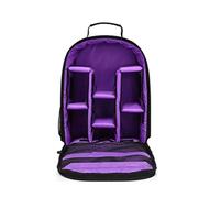 GLBMLMTHZP Camera Bag Digital SLR Protective Cover Waterproof Breathable Backpack Camera Video Photo Rain Bag Fit For Nikon Fit For Canon Fit For Sony Fit For Samsung camera bag(Violet)