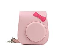 GLBMLMTHZP Camera Bag Protective Cover Mini Digital Photography Protective Bag Shockproof Protective Cover With Butterfly Fit For Polaroid Mini11/8/9 camera bag(Roze)