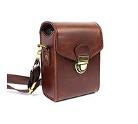 GLBMLMTHZP Camera Bag PU Leather Case Protective Cover Powershot G9x II G7x Mark II III SX740 SX730 SX720 SX710 SX700 SX620 SX610 SX600 HS camera bag(Coffee)